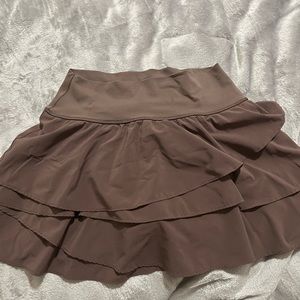 Brown aerie tennis skirt